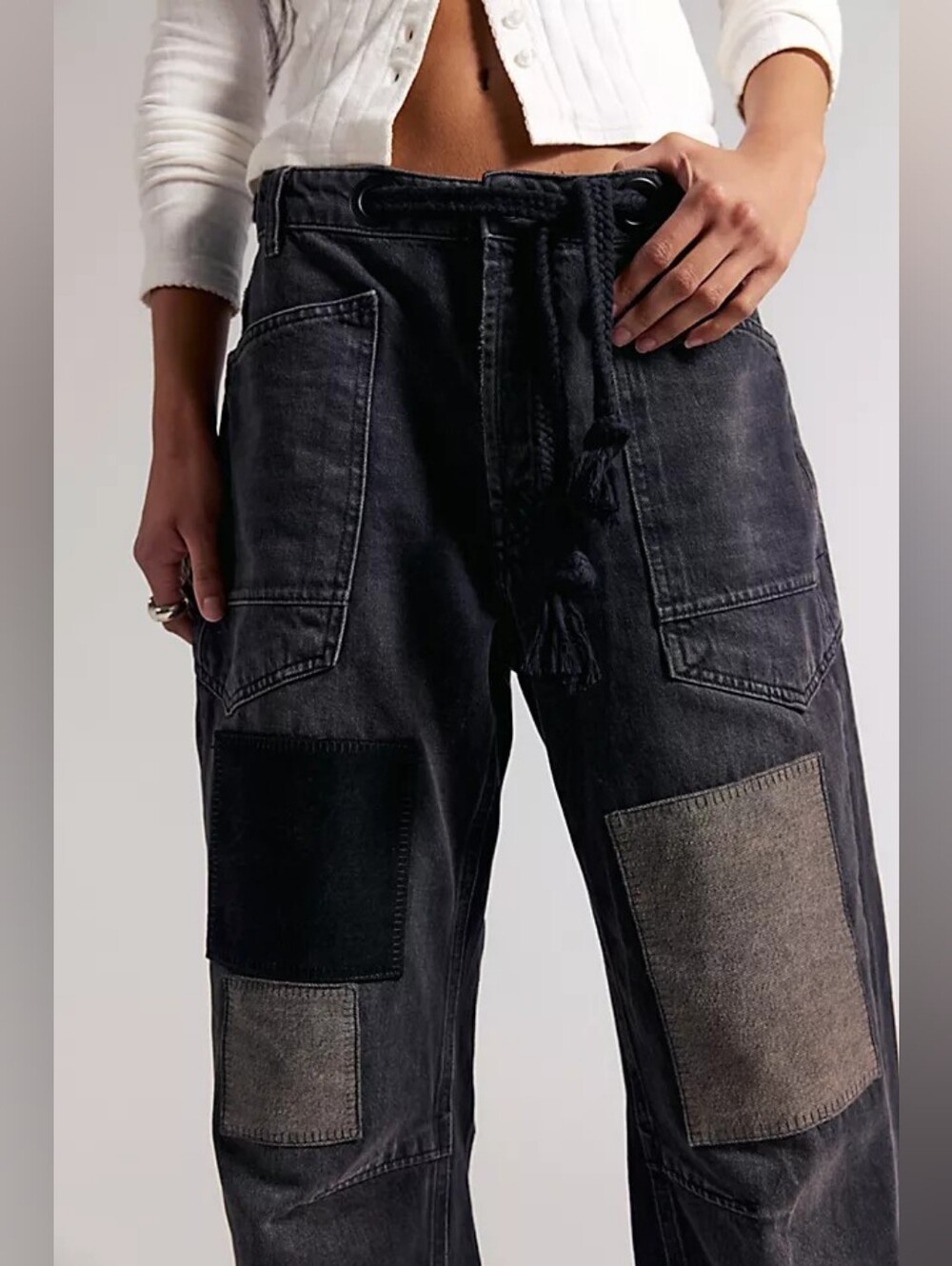 Free People Moxie Barrel Leg Jean